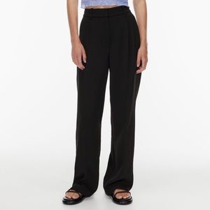 Black effortless pants